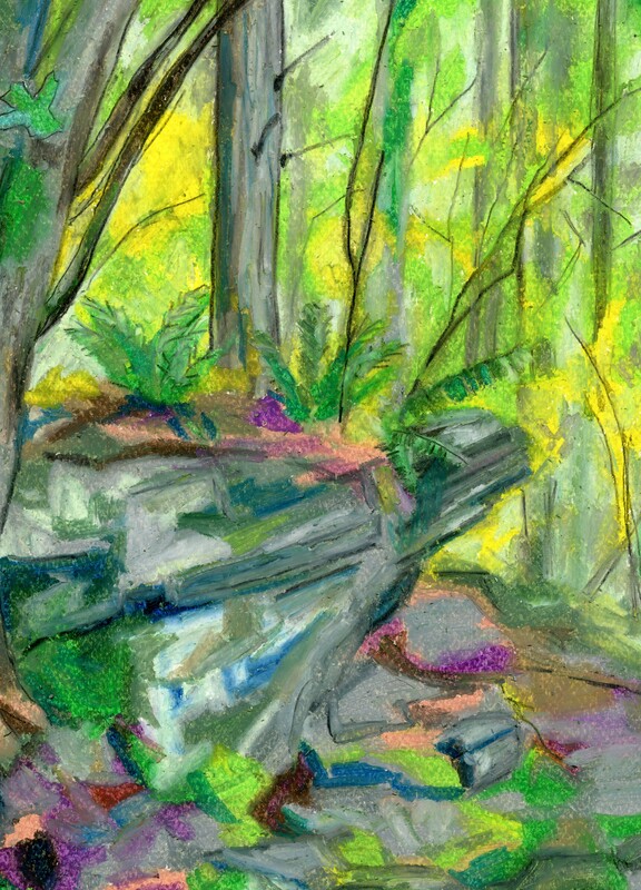 delight pastel art arabella young forest artist sidney bc canada