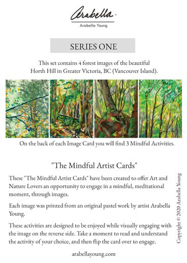 mindfulness activity cards art meditational gifts unique new victoria bc horth hill sidney arabella young